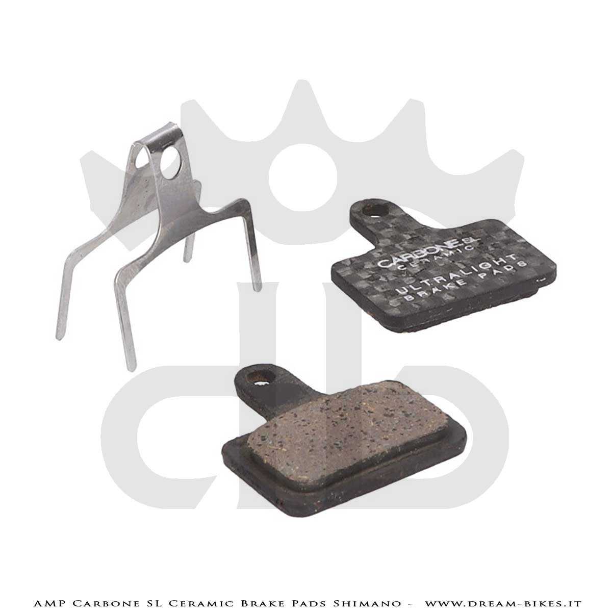 AMP Pastiglie Freno Carbone SL Ceramic - Shimano Dura-Ace - Ultegra - XTR M9100 - 7.8 gr