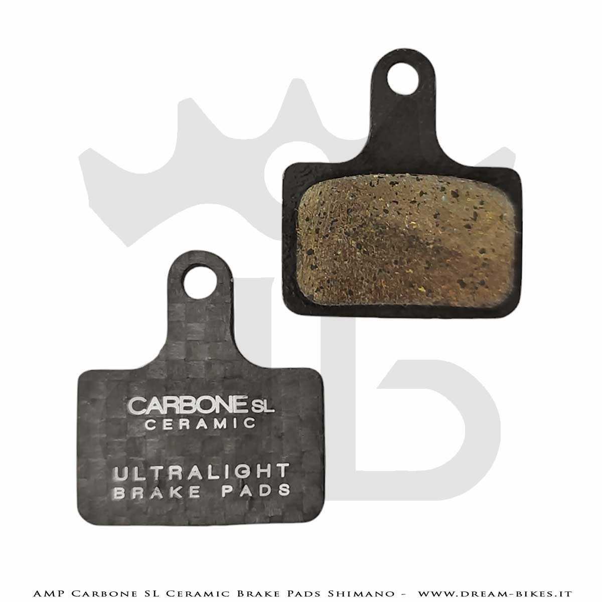 AMP Pastiglie Freno Carbone SL Ceramic - Shimano Dura-Ace - Ultegra - XTR M9100 - 7.8 gr