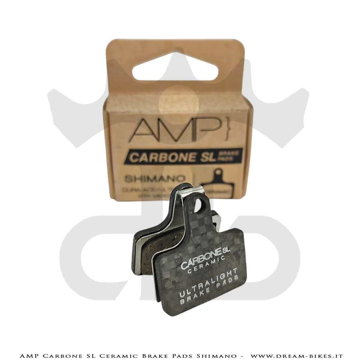 AMP Pastiglie Freno Carbone SL Ceramic - Shimano Dura-Ace - Ultegra - XTR M9100 - 7.8 gr