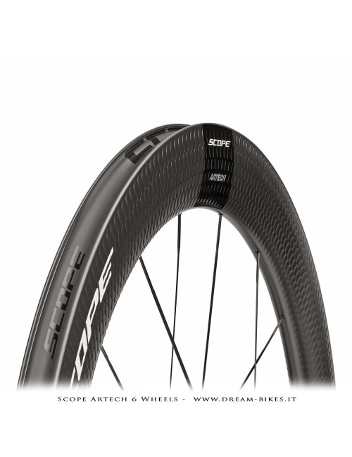 Scope Artech 6 Ruote Strada Disco Copertonicino-Tubeless Profilo 65 mm 1244 gr.