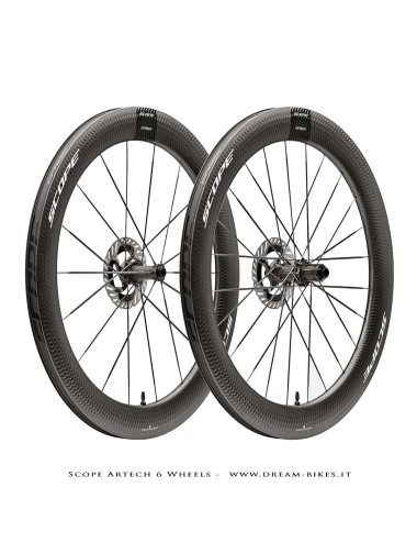 Scope Artech 6 Ruote Strada Disco Copertonicino-Tubeless Profilo 65 mm 1244 gr.