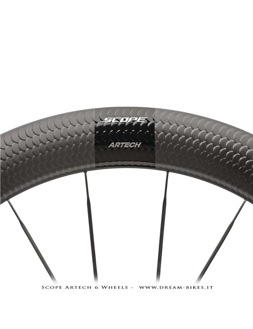Scope Artech 6 Ruote Strada Disco Copertonicino-Tubeless Profilo 65 mm 1244 gr.