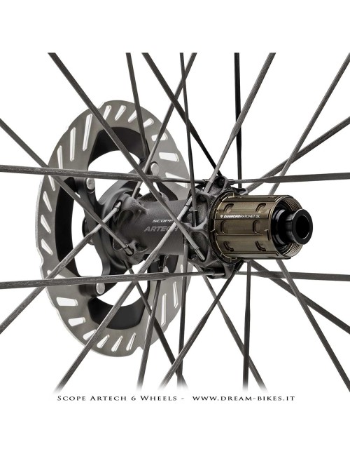 Scope Artech 6 Ruote Strada Disco Copertonicino-Tubeless Profilo 65 mm 1244 gr.