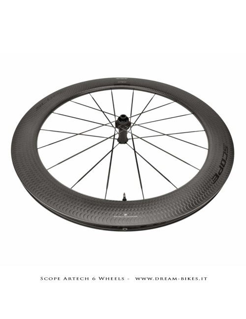 Scope Artech 6 Ruote Strada Disco Copertonicino-Tubeless Profilo 65 mm 1244 gr.