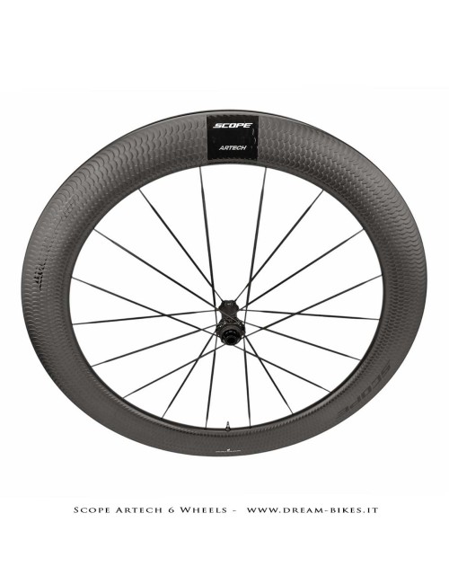 Scope Artech 6 Ruote Strada Disco Copertonicino-Tubeless Profilo 65 mm 1244 gr.