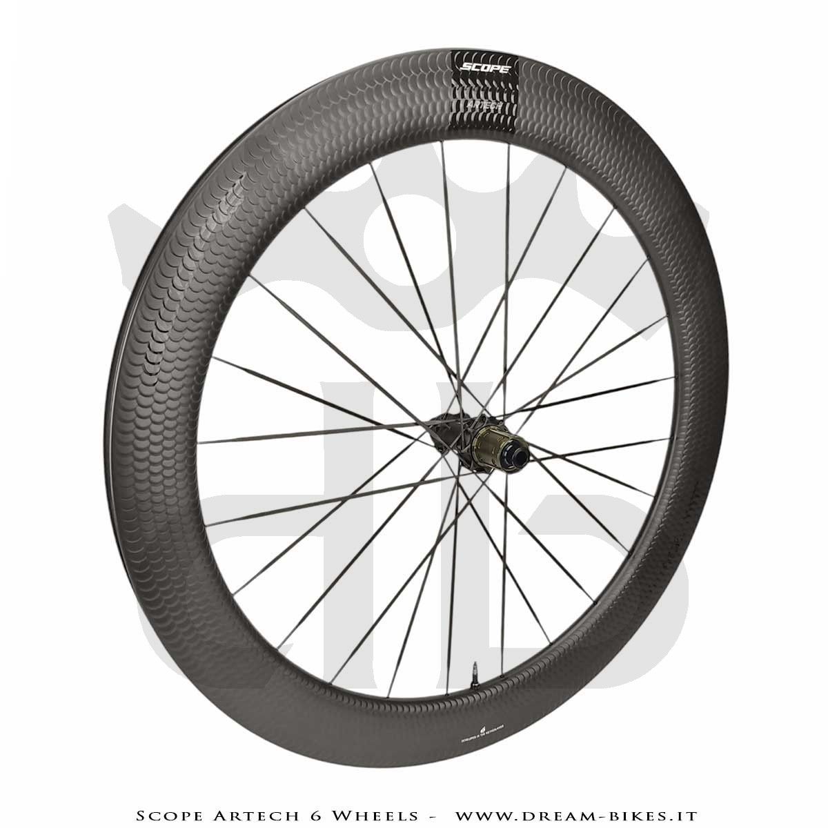 Scope Artech 6 Ruote Strada Disco Copertonicino-Tubeless Profilo 65 mm 1244 gr.