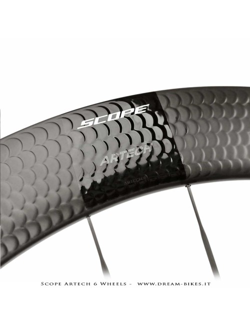 Scope Artech 6 Ruote Strada Disco Copertonicino-Tubeless Profilo 65 mm 1244 gr.