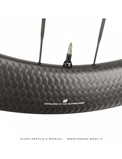 Scope Artech 6 Ruote Strada Disco Copertonicino-Tubeless Profilo 65 mm 1244 gr.
