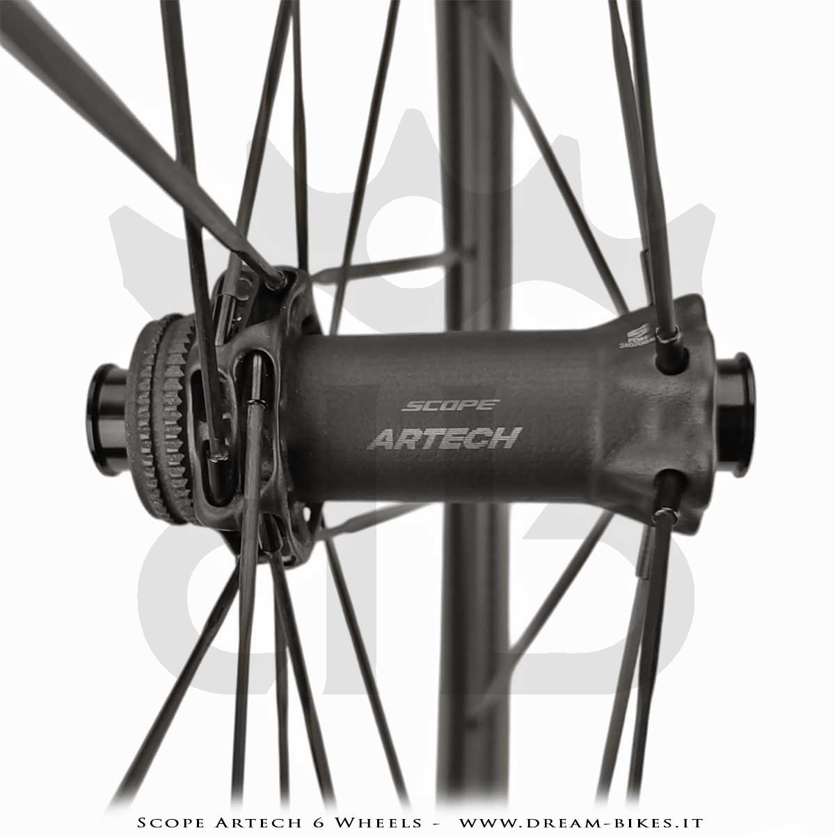 Scope Artech 6 Ruote Strada Disco Copertonicino-Tubeless Profilo 65 mm 1244 gr.