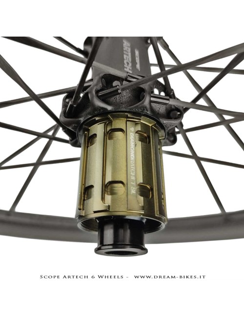Scope Artech 6 Ruote Strada Disco Copertonicino-Tubeless Profilo 65 mm 1244 gr.