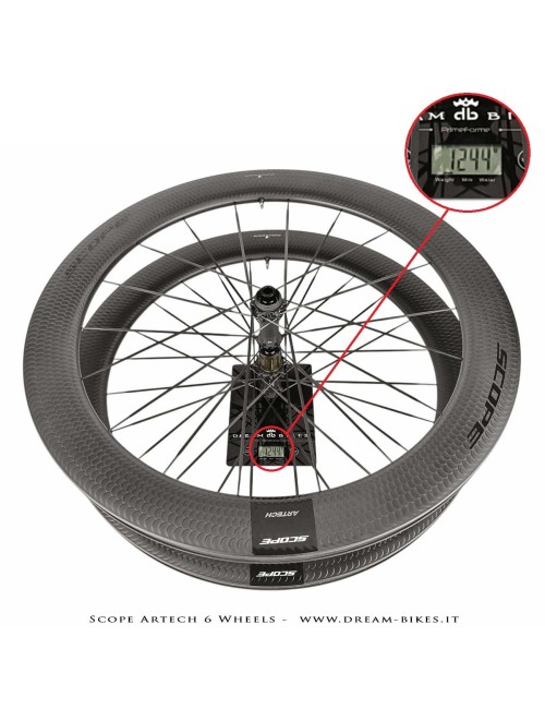 Scope Artech 6 Ruote Strada Disco Copertonicino-Tubeless Profilo 65 mm 1244 gr.
