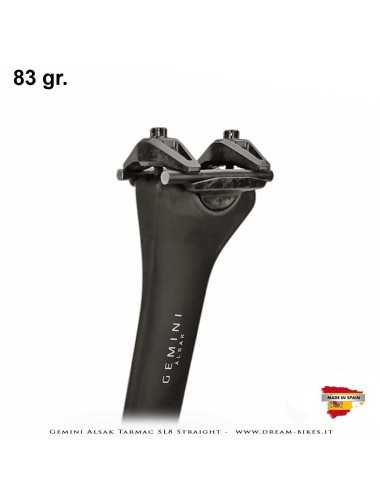 Gemini Alsak Aero Tarmac SL8 Verticale (0 mm offset) - Cannotto Reggisella Carbon Ultraleggero da 83 gr.