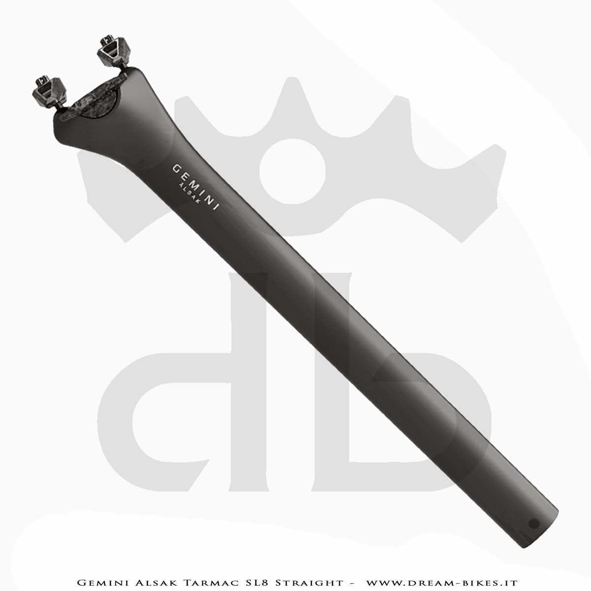 Gemini Alsak Aero Tarmac SL8 Straight (0 mm offset) - Ultralight Seatpost From 83 gr.