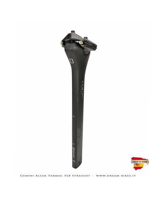 Gemini Alsak Aero Tarmac SL8 Verticale (0 mm offset) - Cannotto Reggisella Carbon Ultraleggero da 83 gr.