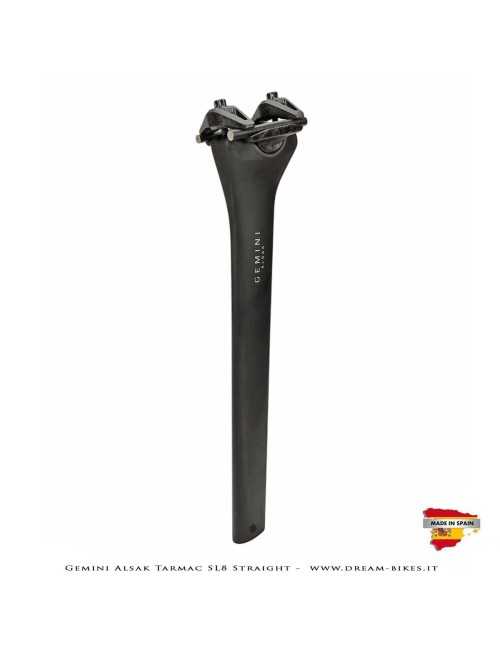 Gemini Alsak Aero Tarmac SL8 Verticale (0 mm offset) - Cannotto Reggisella Carbon Ultraleggero da 83 gr.