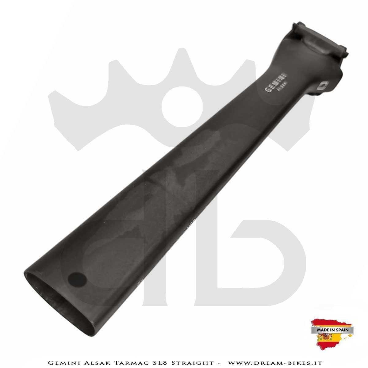 Gemini Alsak Aero Tarmac SL8 Straight (0 mm offset) - Ultralight Seatpost From 83 gr.