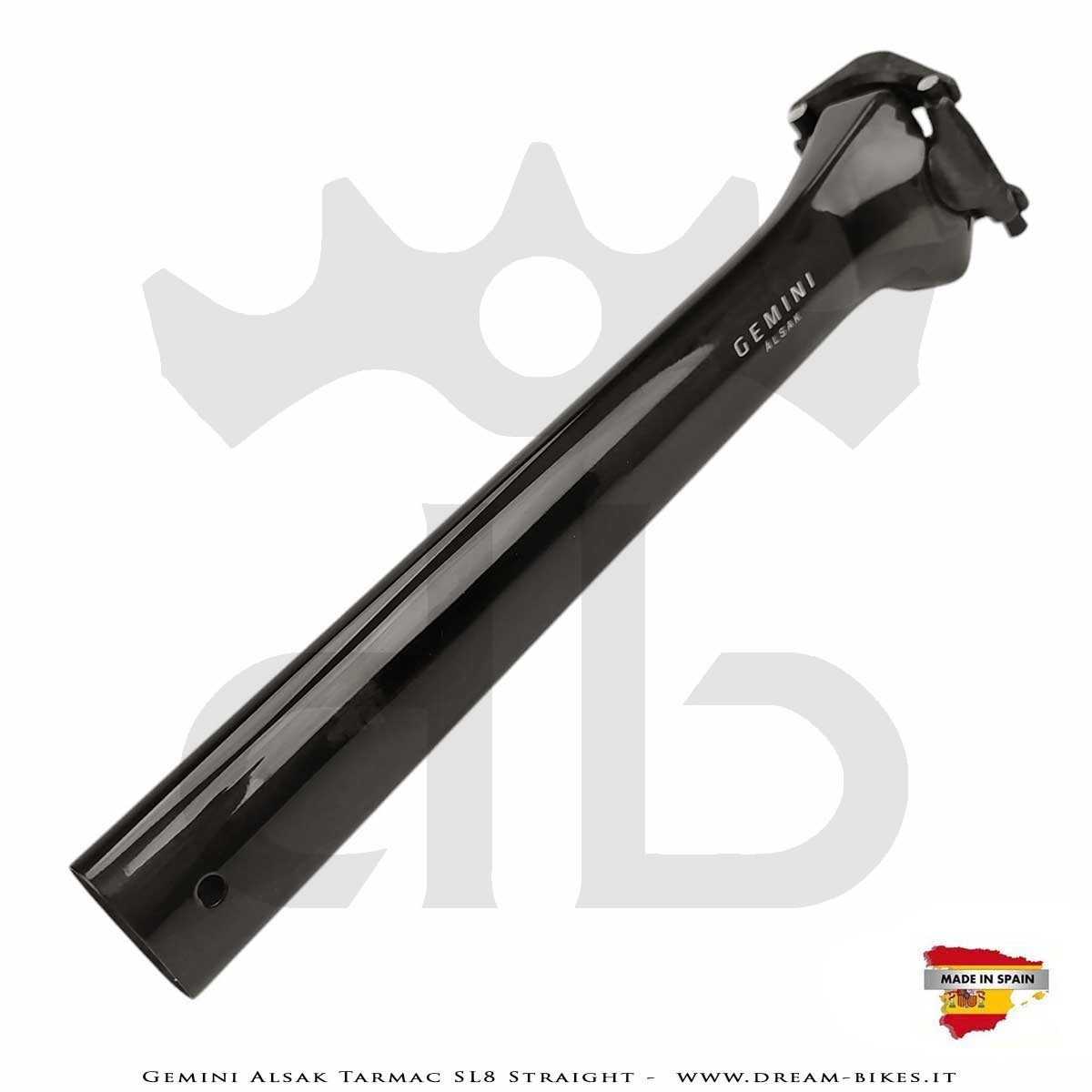 Gemini Alsak Aero Tarmac SL8 Straight (0 mm offset) - Ultralight Seatpost From 83 gr.