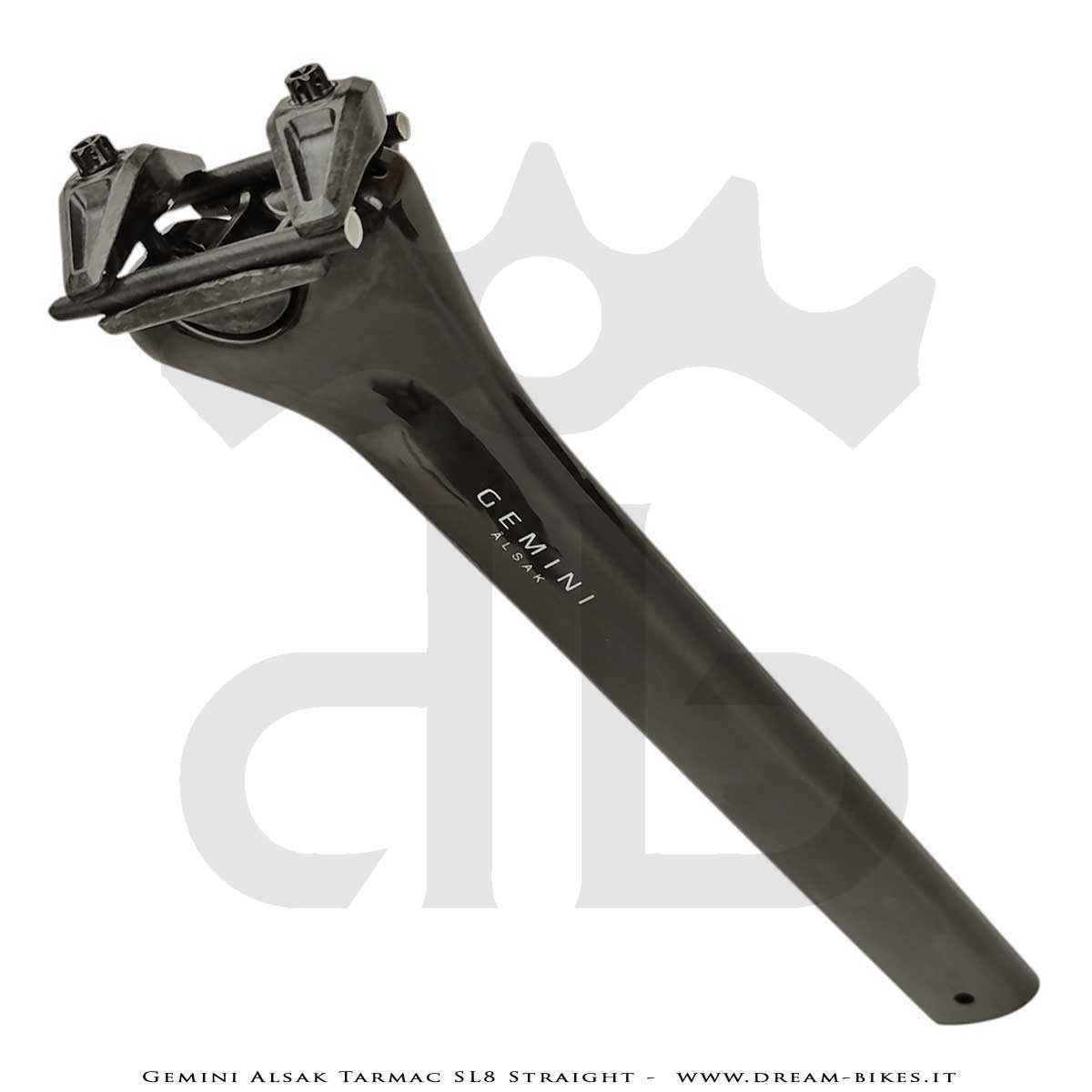 Gemini Alsak Aero Tarmac SL8 Straight (0 mm offset) - Ultralight Seatpost From 83 gr.