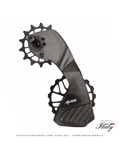 Alpitude Brandtal ODC - Gabbia Cambio Completa Carbon 12v con Pulegge Oversize e Cuscinetti Ceramici - Da 69 gr.