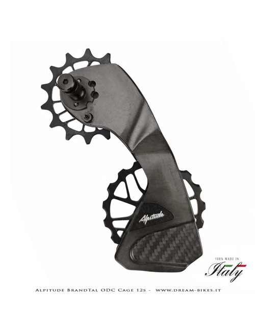 Alpitude Brandtal ODC - Gabbia Cambio Completa Carbon 12v con Pulegge Oversize e Cuscinetti Ceramici - Da 69 gr.