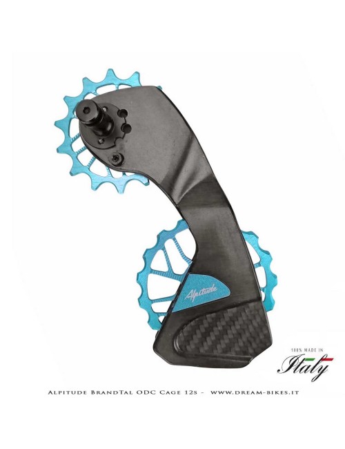 Alpitude Brandtal ODC - Gabbia Cambio Completa Carbon 12v con Pulegge Oversize e Cuscinetti Ceramici - Da 69 gr.