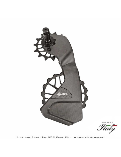 Alpitude Brandtal ODC - Gabbia Cambio Completa Carbon 12v con Pulegge Oversize e Cuscinetti Ceramici - Da 69 gr.