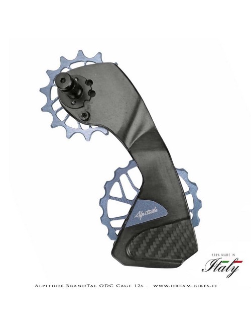 Alpitude Brandtal ODC - Gabbia Cambio Completa Carbon 12v con Pulegge Oversize e Cuscinetti Ceramici - Da 69 gr.