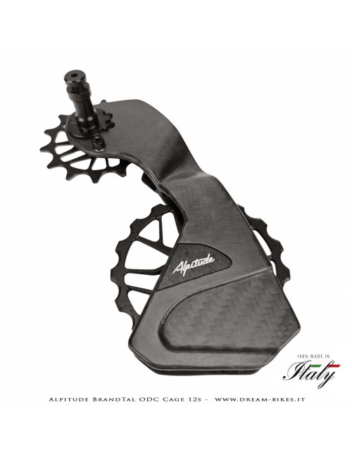 Alpitude Brandtal ODC - Gabbia Cambio Completa Carbon 12v con Pulegge Oversize e Cuscinetti Ceramici - Da 69 gr.