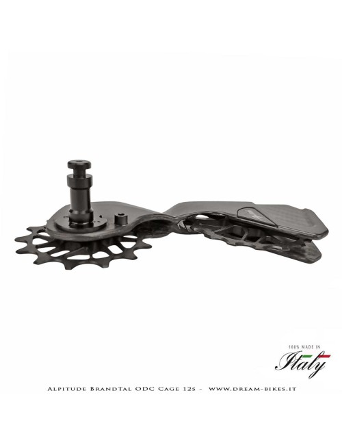 Alpitude Brandtal ODC - Gabbia Cambio Completa Carbon 12v con Pulegge Oversize e Cuscinetti Ceramici - Da 69 gr.