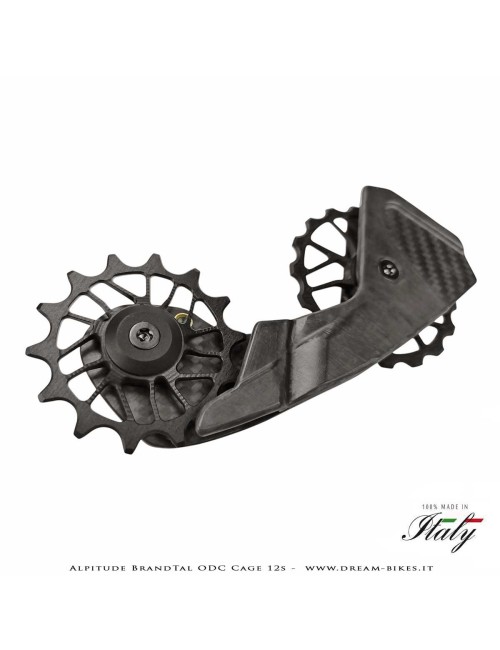 Alpitude Brandtal ODC - Gabbia Cambio Completa Carbon 12v con Pulegge Oversize e Cuscinetti Ceramici - Da 69 gr.