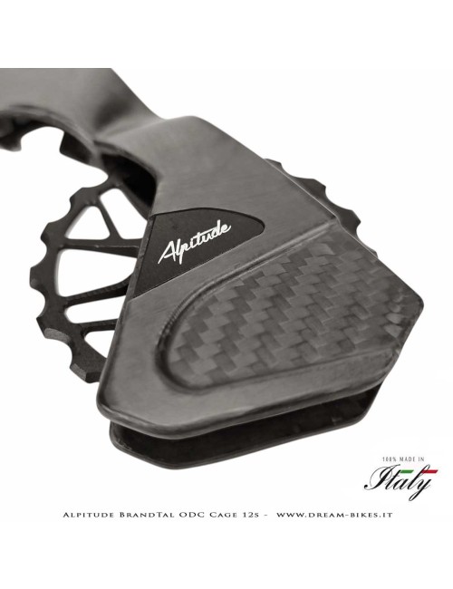 Alpitude Brandtal ODC - Gabbia Cambio Completa Carbon 12v con Pulegge Oversize e Cuscinetti Ceramici - Da 69 gr.