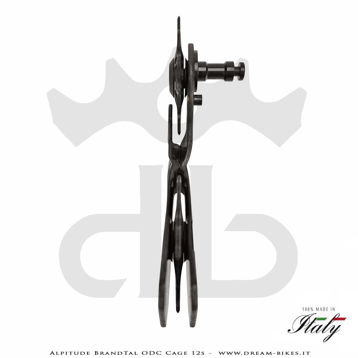 Alpitude Brandtal ODC - Gabbia Cambio Completa Carbon 12v con Pulegge Oversize e Cuscinetti Ceramici - Da 69 gr.