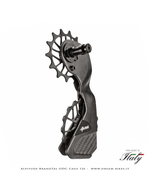 Alpitude Brandtal ODC - Gabbia Cambio Completa Carbon 12v con Pulegge Oversize e Cuscinetti Ceramici - Da 69 gr.