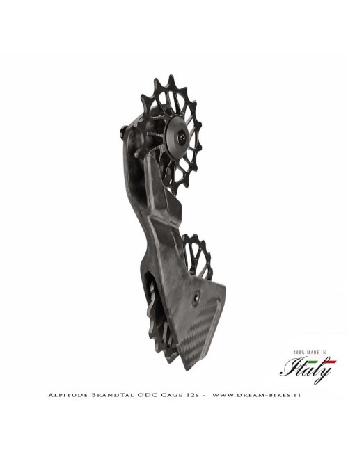 Alpitude Brandtal ODC - Gabbia Cambio Completa Carbon 12v con Pulegge Oversize e Cuscinetti Ceramici - Da 69 gr.