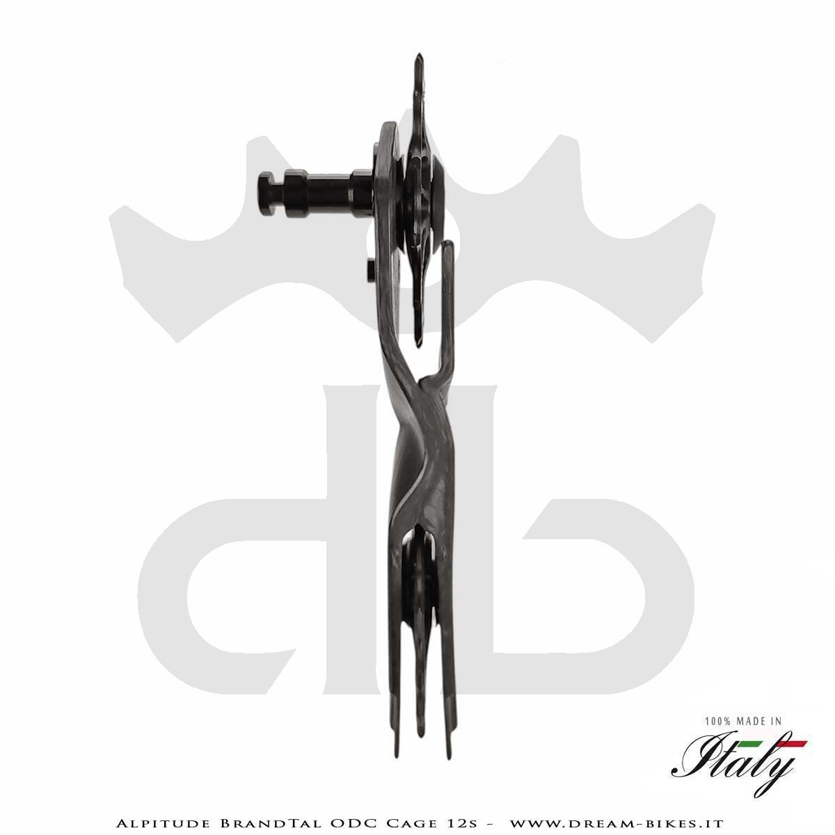 Alpitude Brandtal ODC - Gabbia Cambio Completa Carbon 12v con Pulegge Oversize e Cuscinetti Ceramici - Da 69 gr.