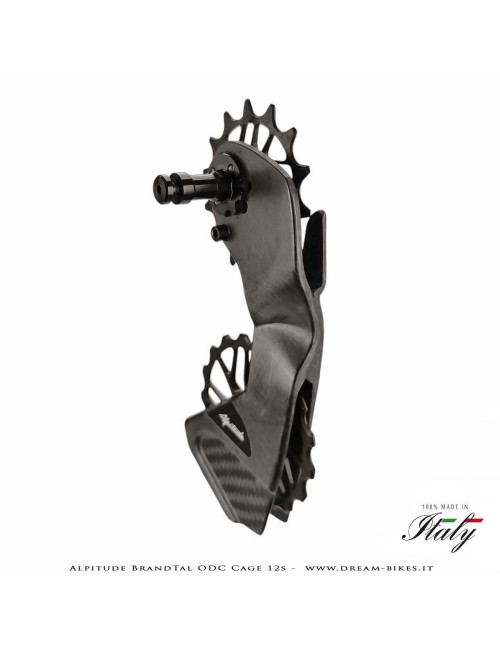 Alpitude Brandtal ODC - Gabbia Cambio Completa Carbon 12v con Pulegge Oversize e Cuscinetti Ceramici - Da 69 gr.
