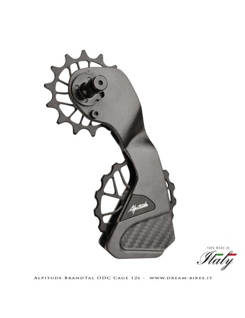 Alpitude Brandtal ODC - Gabbia Cambio Completa Carbon 12v con Pulegge Oversize e Cuscinetti Ceramici - Da 69 gr.