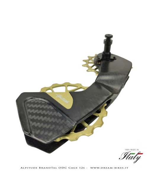 Alpitude Brandtal ODC - Gabbia Cambio Completa Carbon 12v con Pulegge Oversize e Cuscinetti Ceramici - Da 69 gr.