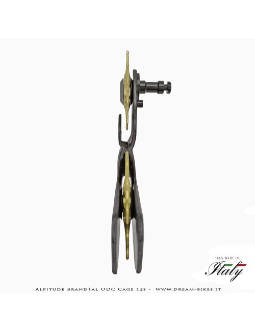 Alpitude Brandtal ODC - Gabbia Cambio Completa Carbon 12v con Pulegge Oversize e Cuscinetti Ceramici - Da 69 gr.