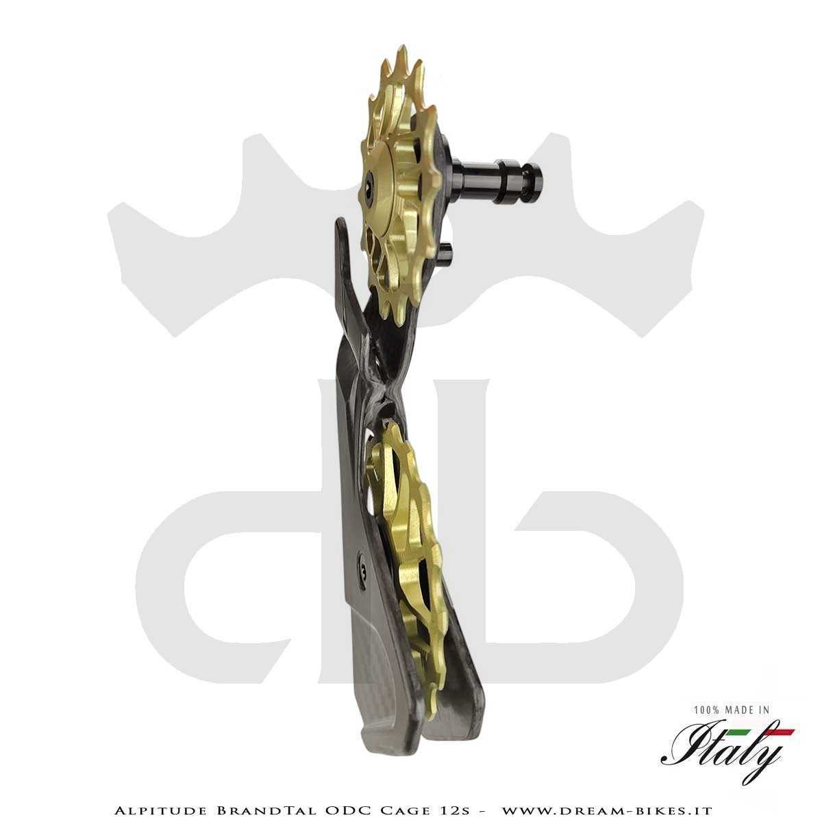 Alpitude Brandtal ODC - 12s Rear Derailleur Carbon Cage with Oversize Pulleys and Ceramic Bearings - From 69 gr.