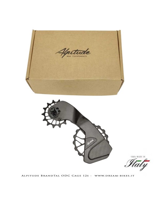 Alpitude Brandtal ODC - Gabbia Cambio Completa Carbon 12v con Pulegge Oversize e Cuscinetti Ceramici - Da 69 gr.