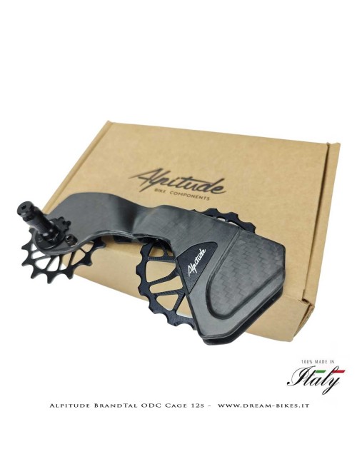 Alpitude Brandtal ODC - Gabbia Cambio Completa Carbon 12v con Pulegge Oversize e Cuscinetti Ceramici - Da 69 gr.