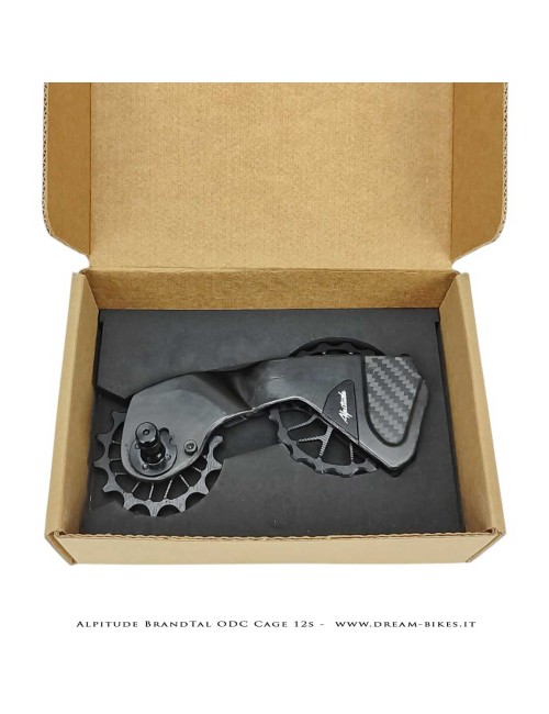 Alpitude Brandtal ODC - Gabbia Cambio Completa Carbon 12v con Pulegge Oversize e Cuscinetti Ceramici - Da 69 gr.
