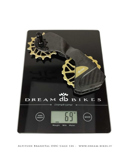 Alpitude Brandtal ODC - Gabbia Cambio Completa Carbon 12v con Pulegge Oversize e Cuscinetti Ceramici - Da 69 gr.