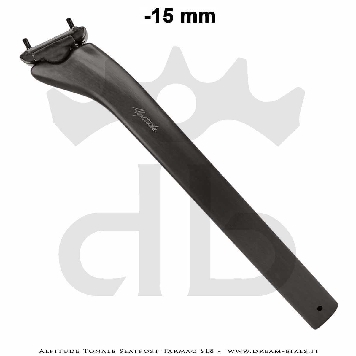 Alpitude Tonale Reggisella Carbon Aero Ultraleggero per Specialized Tarmac SL8 da 88 gr.