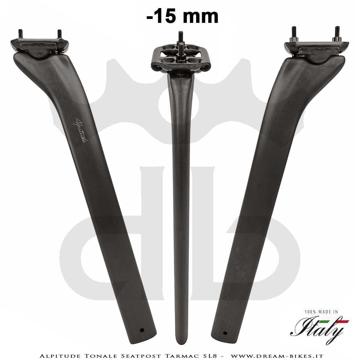 Alpitude Tonale Reggisella Carbon Aero Ultraleggero per Specialized Tarmac SL8 da 88 gr.