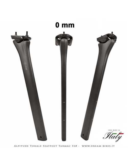Alpitude Tonale Reggisella Carbon Aero Ultraleggero per Specialized Tarmac SL8 da 88 gr.