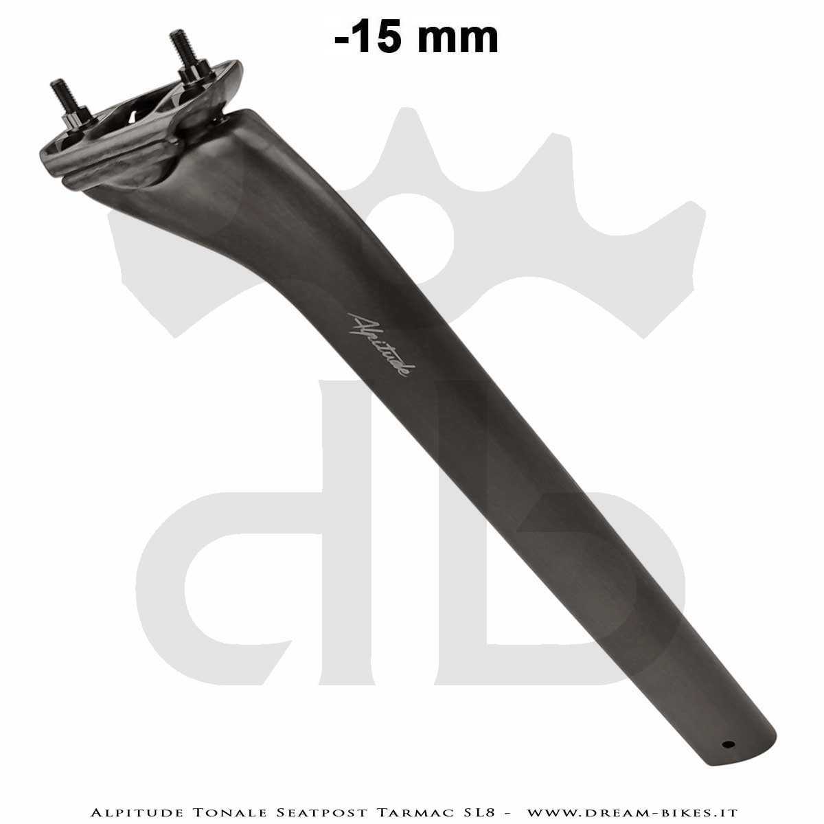 Alpitude Tonale Reggisella Carbon Aero Ultraleggero per Specialized Tarmac SL8 da 88 gr.