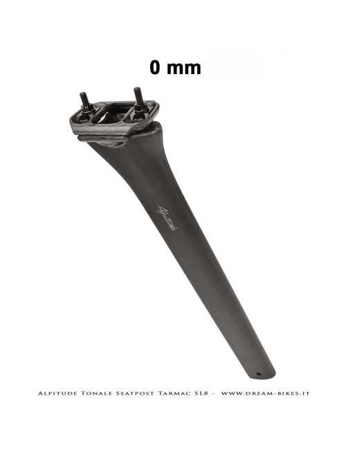 Alpitude Tonale Reggisella Carbon Aero Ultraleggero per Specialized Tarmac SL8 da 88 gr.