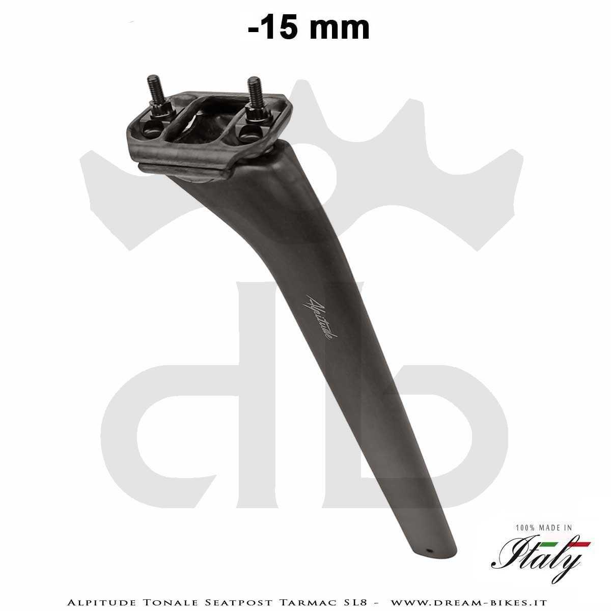 Alpitude Tonale Reggisella Carbon Aero Ultraleggero per Specialized Tarmac SL8 da 88 gr.
